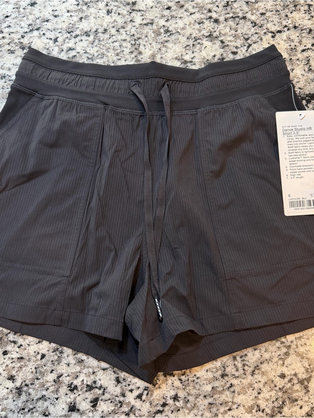 Lululemon Dance Studio High-Rise Short 3.5" Black